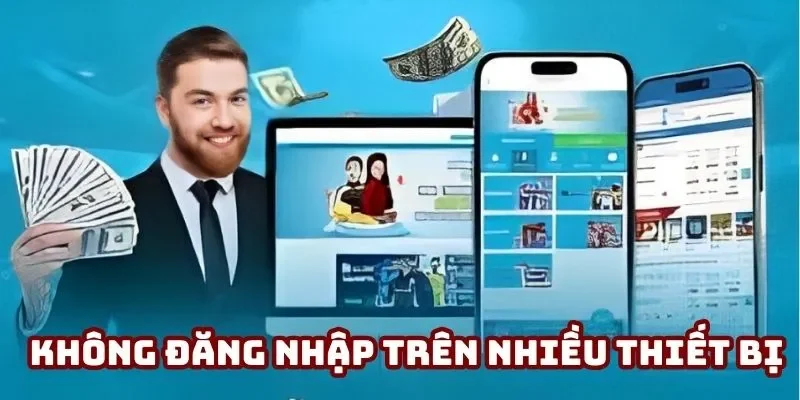 Hội viên không được đăng nhập cùng lúc trên nhiều thiết bị